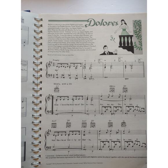 Song Book Sheet Music Readers Digest Parade Of Popular Hit Songs 1989 Hardcover - Picture 3 of 7